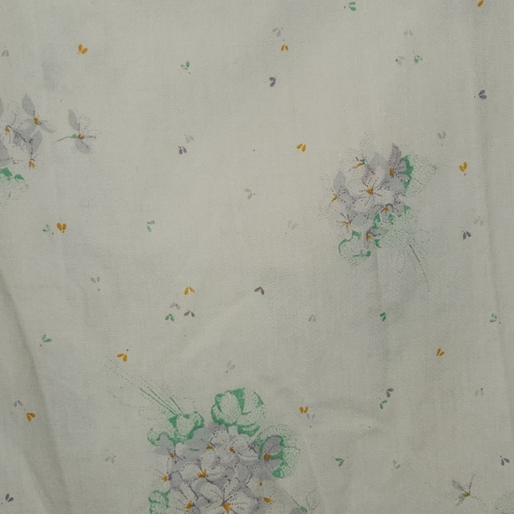 Vintage Floral Flat Sheet by JP Stevens - Picture 6 of 7